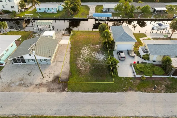View of property location with property parcel outlined