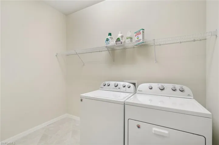 Laundry in residence