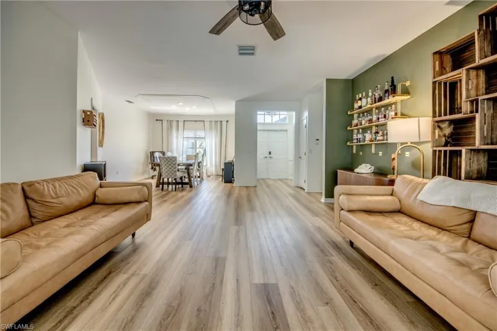 Formal Living Room looking back at the front door