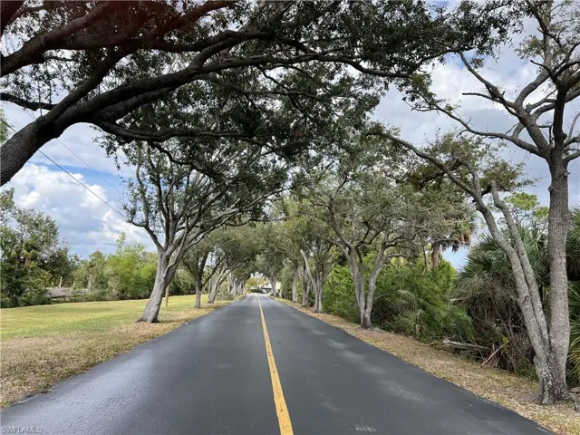 View of drive into the community