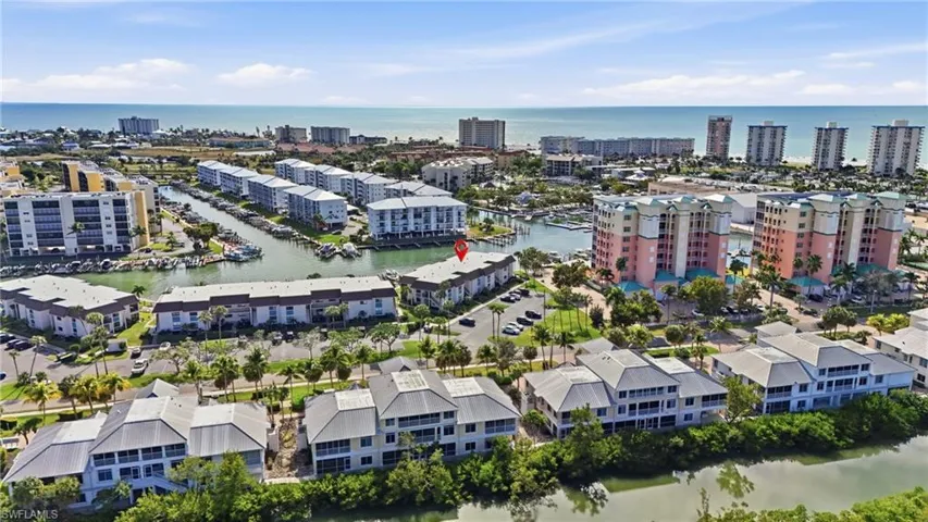 View of urban area featuring a large body of water
