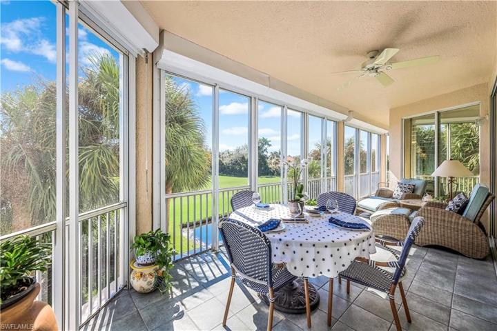 Indoor/outdoor living. Connects to family, living and primary bedroom areas.
