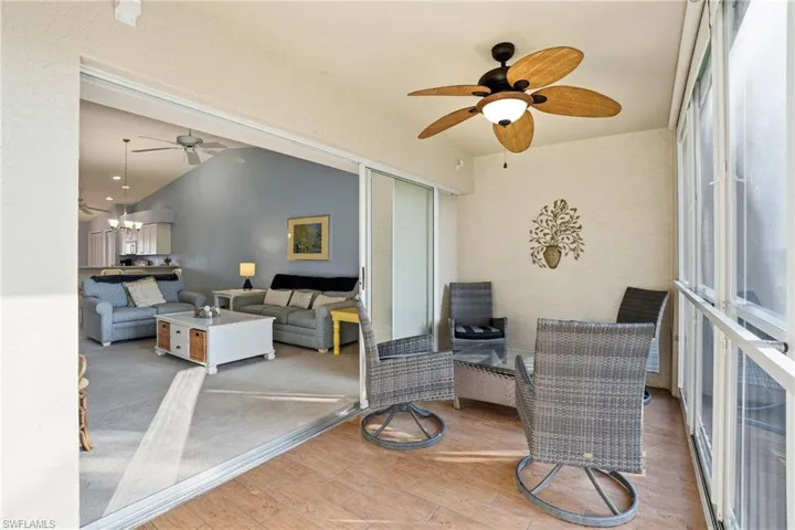 Sunroom open with great room