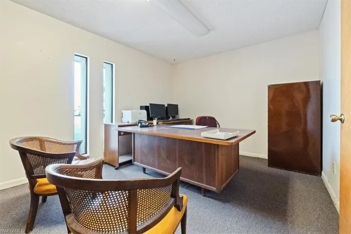 View of office area