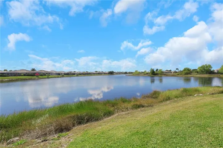 Water view with nearby suburban area