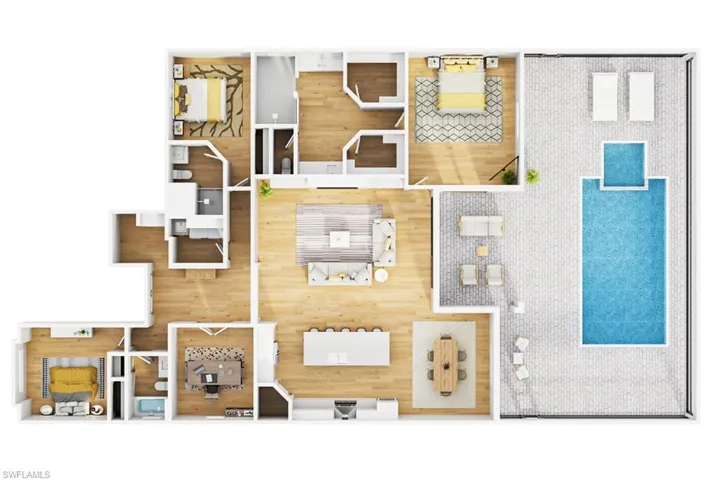 View of floor plan / room layout