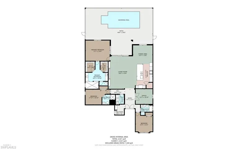 View of floor plan / room layout