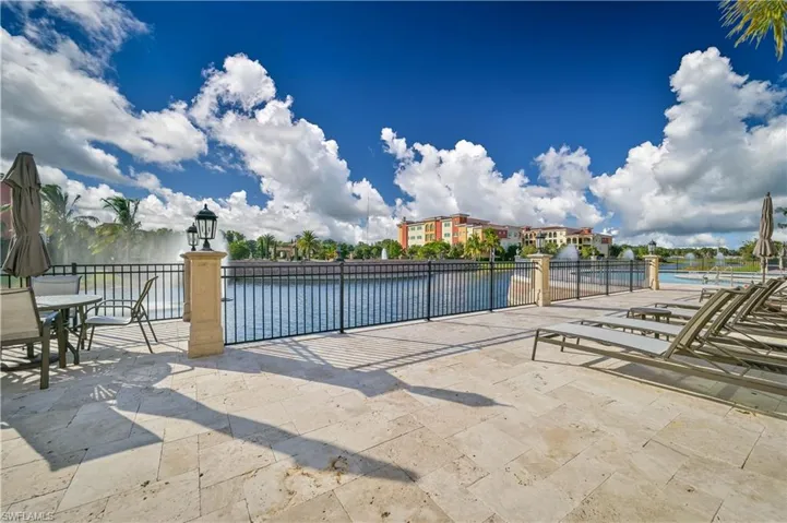 View of outdoor pool area