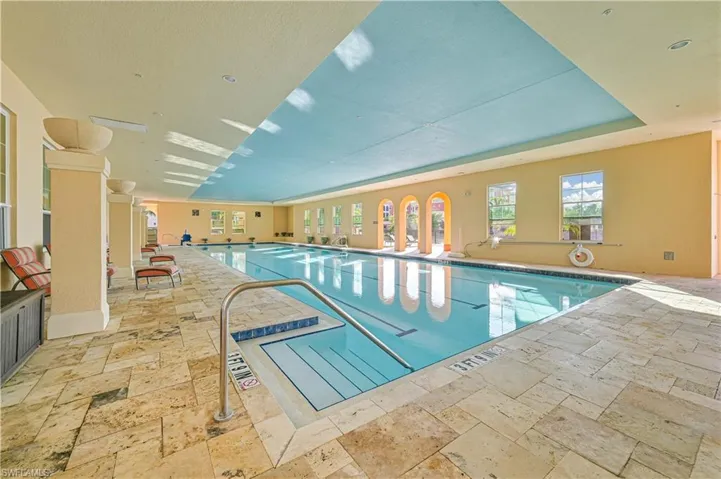 View of lap indoor pool