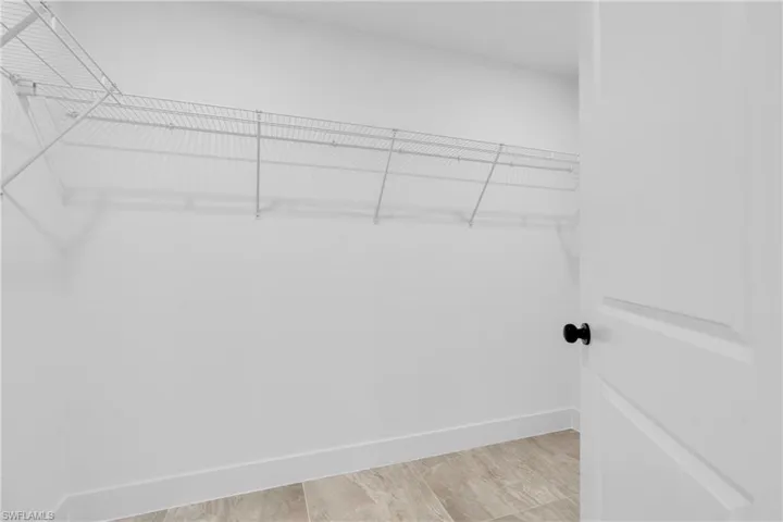 View of spacious closet