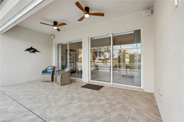 View of patio