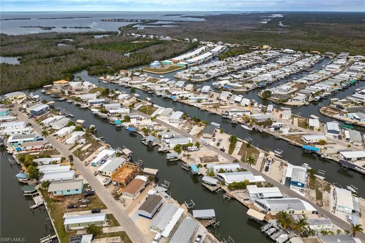 Aerial view of property's location