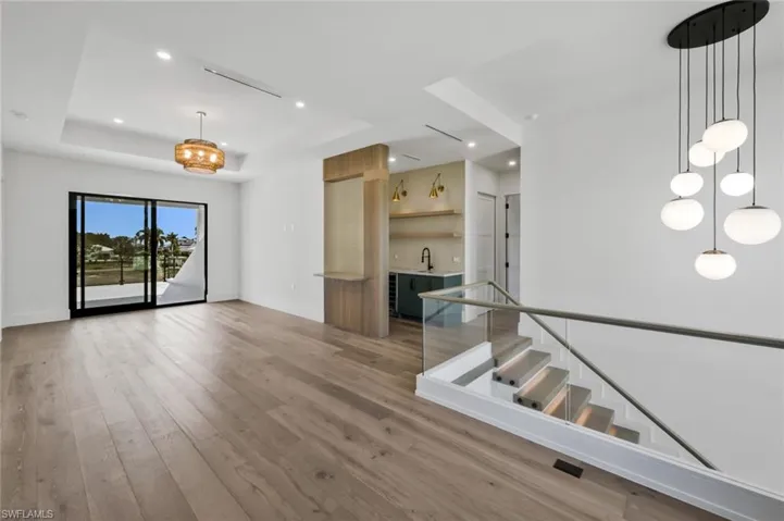 Second Floor Common Area and Wet Bar