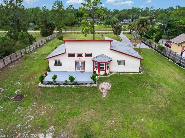 Backyard of the property