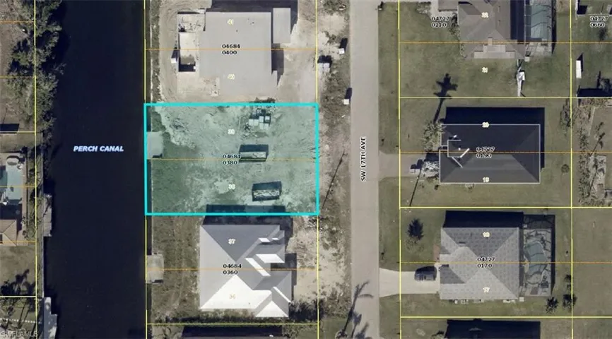 Map of property location with property boundaries highlighted