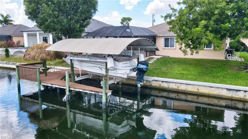 Boat Dock + Tiki Hut