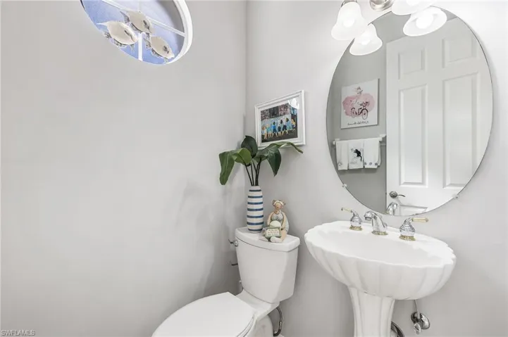 Half Bath off Family Room