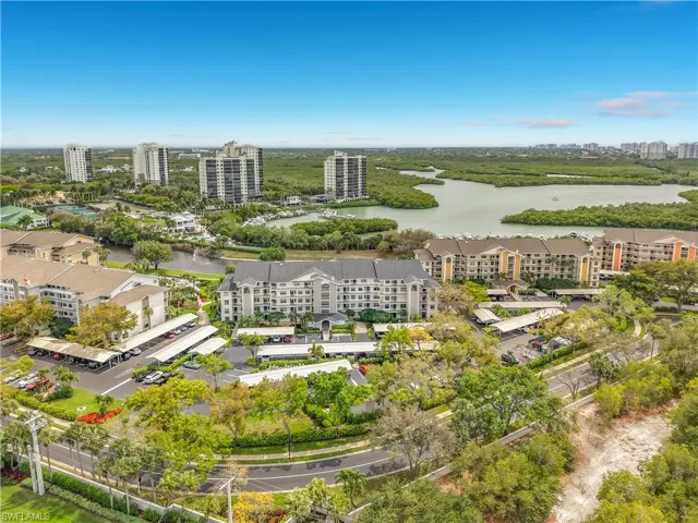View of urban area featuring a large body of water