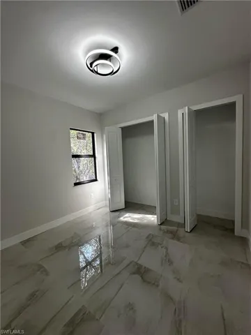View of unfurnished bedroom