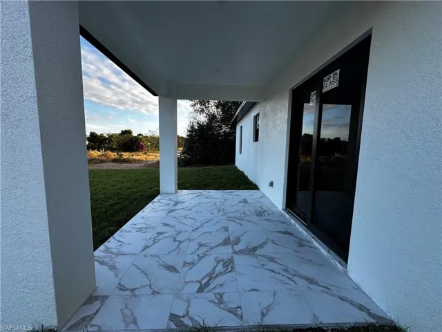 View of patio