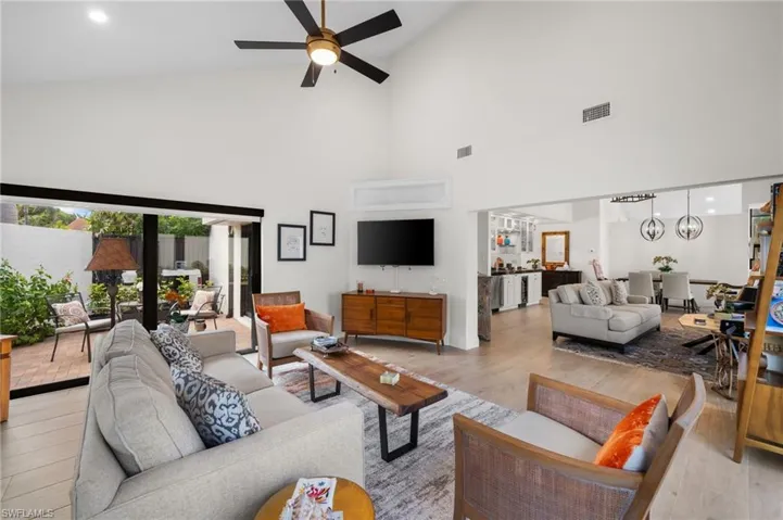 Den off of the family room