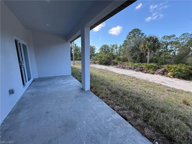 View of patio