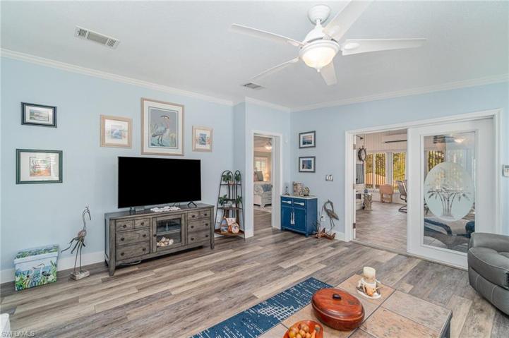 Living room into master