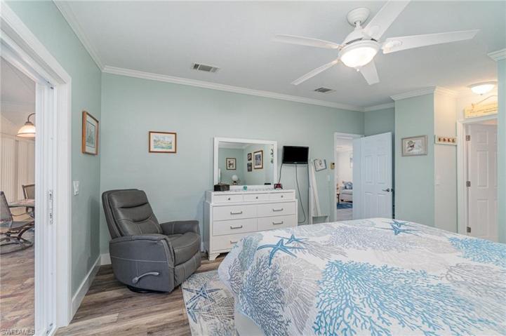 Master bedroom- door to left into lanai