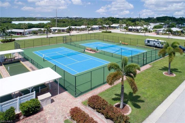 Tennis courts
