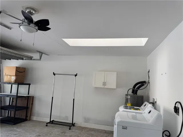 LAUNDRY IN GARAGE