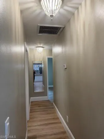 HALL TO KITCHEN FROM BACK BEDROOMS AND BATH