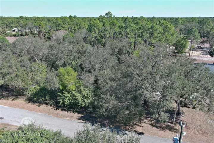 Aerial view of property's location