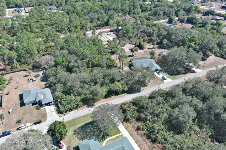 Aerial view of property's location