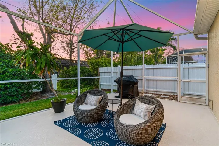 Spacious pool deck (refinished in 2025) with coveted Western exposure for prime sun!