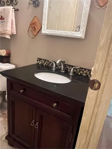 View of bathroom