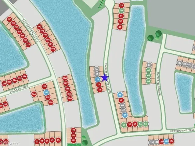 Map - Lot 14 with a Lake view