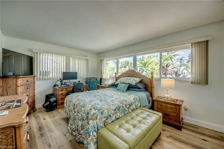 Bedroom featuring light wood-type flooring