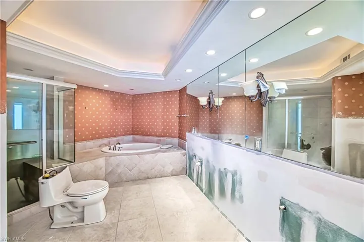 Primary Bathroom with separate shower & tub