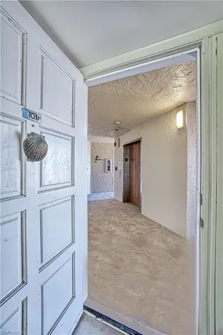 Front door to elevator