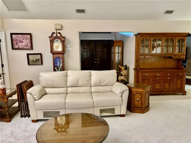 Living area from Back Sliders