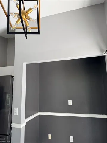 Alcove in kitchen which could be a work area or wine bar