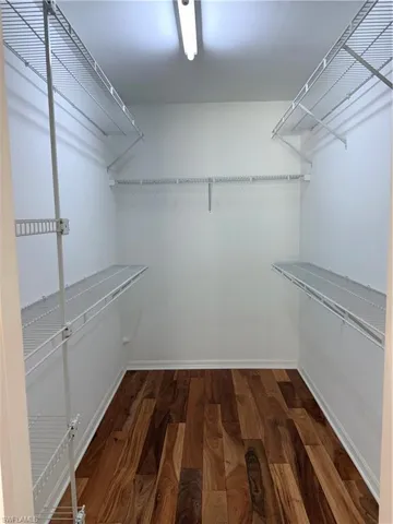 Ample Walk in closet in primary bedroom