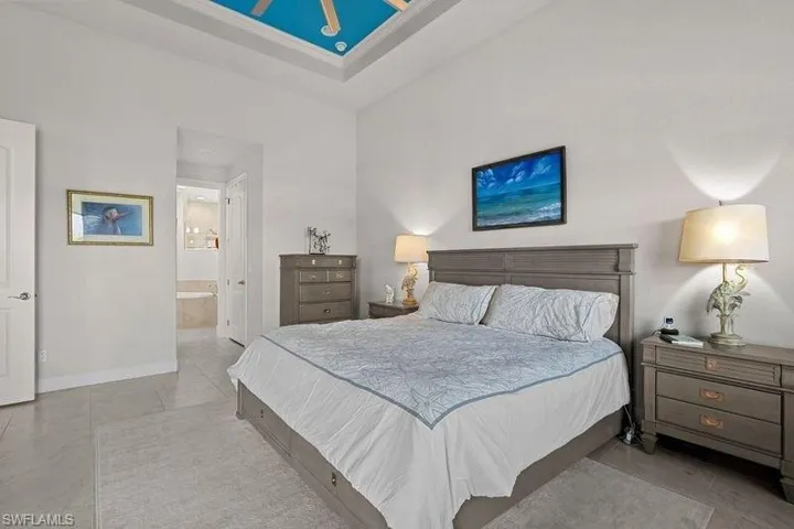 Bedroom with connected bathroom