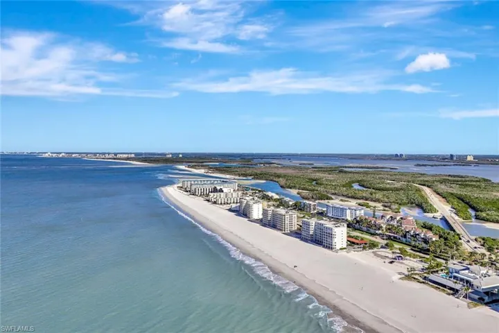 View of urban area featuring unending shoreline