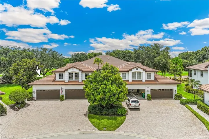 Attached 2 car garage with long driveway