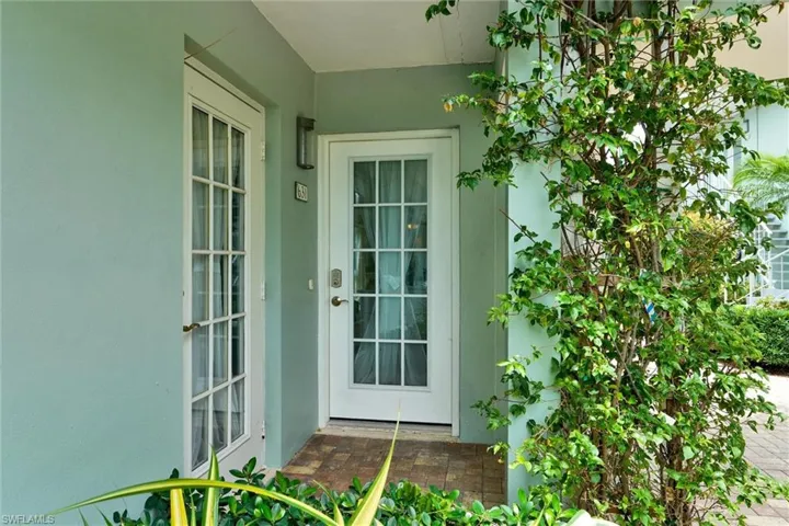 Private Main entry door and also another door to kitchen