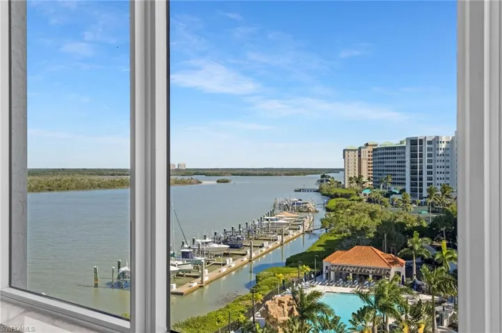 Bay view from the living room