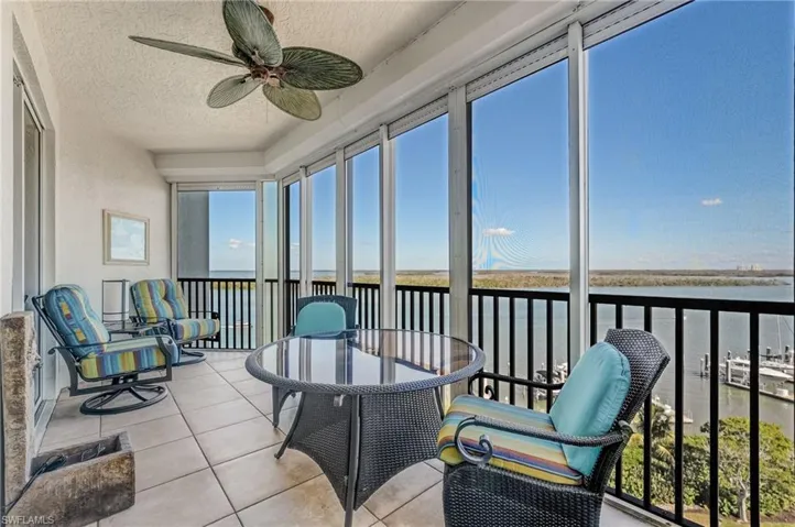 Great bay views from you Lanai with electric shutters