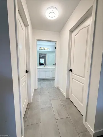 Hallway to Closets & Master Bathroom
