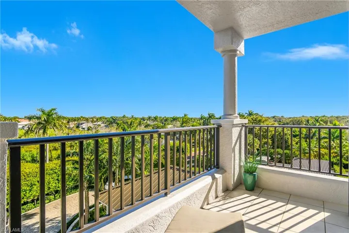 Unobstructed views from one of the open air terraces